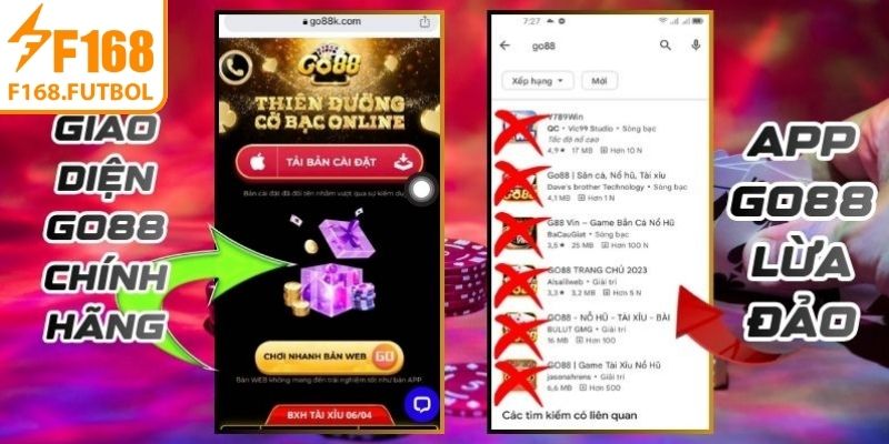 Cách phân biệt Go88 thật giả qua các chiêu trò phổ biến